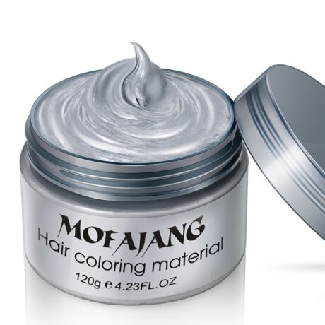 Mofajang Hajszínező wax szürke ezüst színben
